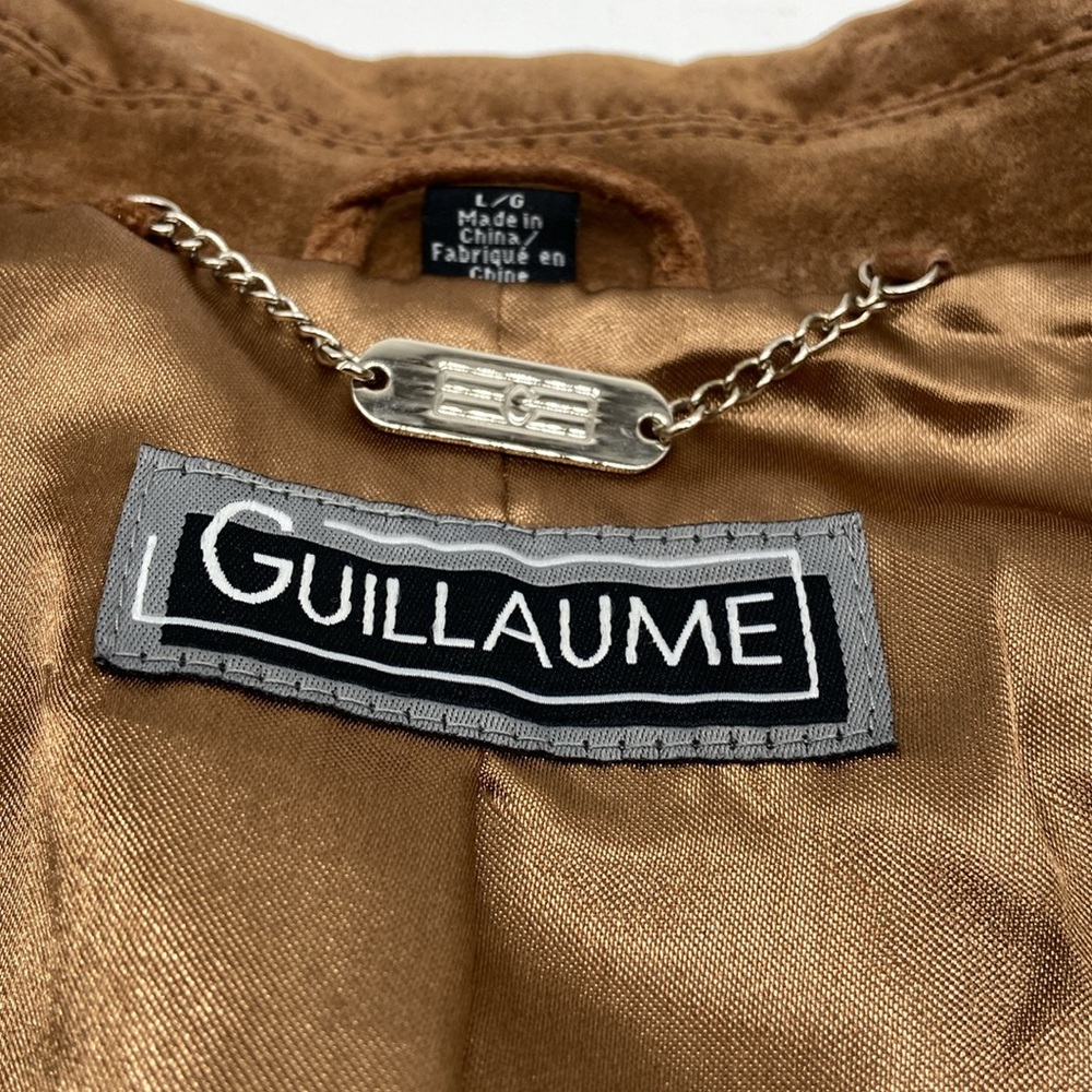 Guillaume Washable Suede Leather Jacket Size Large - Picture 8 of 14